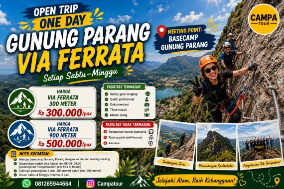 gunung parang via ferrata