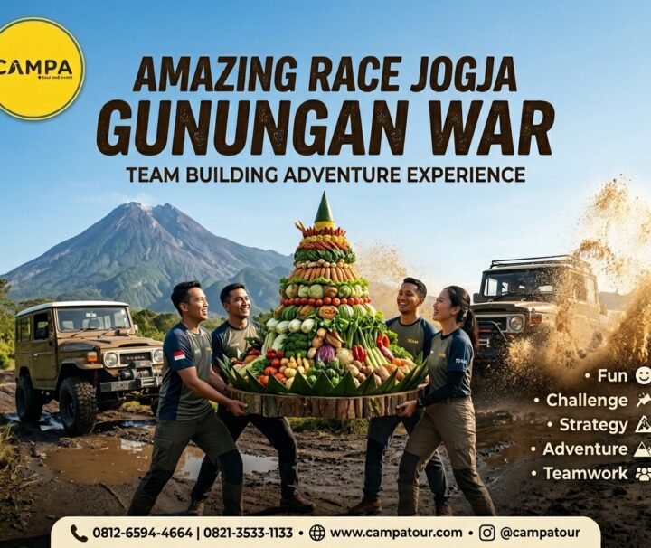 Amazing Race Jogja "Gunungan War" - Salah Satu Amazing Race Terbaik bersama Campa Tour