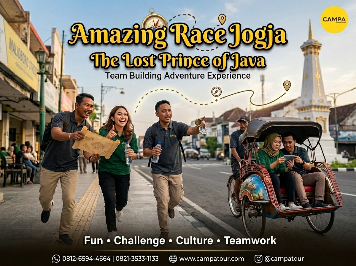 Amazing Race Jogja “The Lost Prince of Java” - Amazing Race Jogja termurah bersama Campa Tour