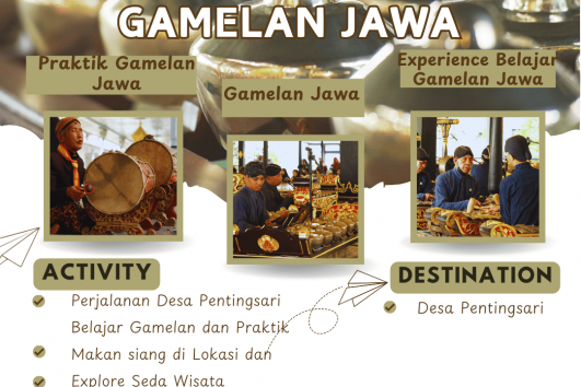 paket experience gamelan jawa