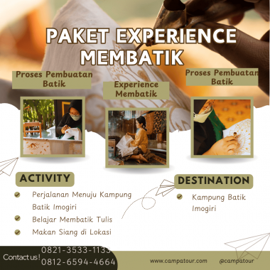 Paket Experience Membatik Jogja