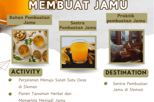 paket experience membuat jamu