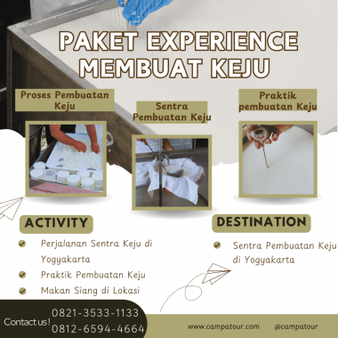 Paket Experience Membuat Keju