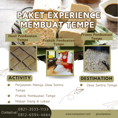 paket experience membuat tempe