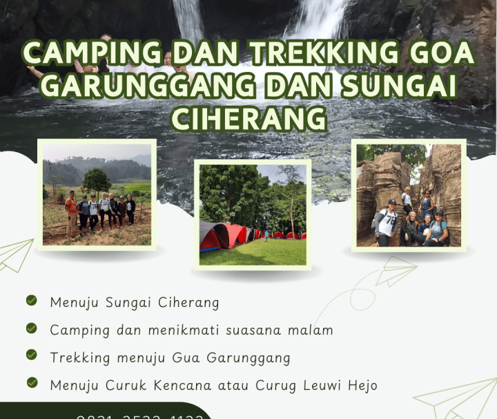 Camping dan Trekking Goa Garunggang dan Sungai Ciherang