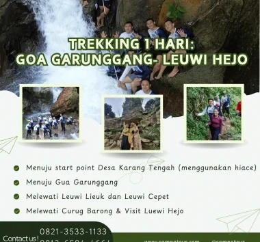 Trekking Sentul: Goa Garunggang dan Leuwi Hejo