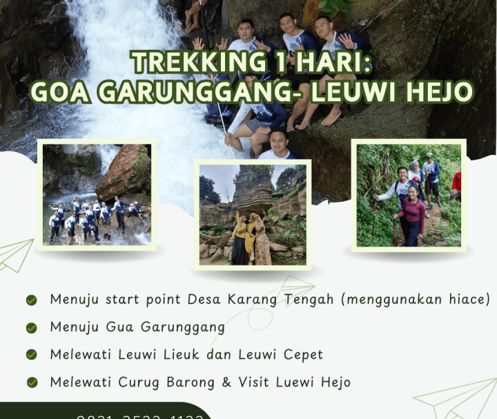 Trekking Sentul: Goa Garunggang dan Leuwi Hejo