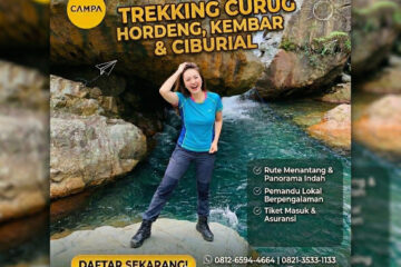 Trekking Curug Hordeng, Curug Kembar, dan Curug Ciburial - Campa Tour