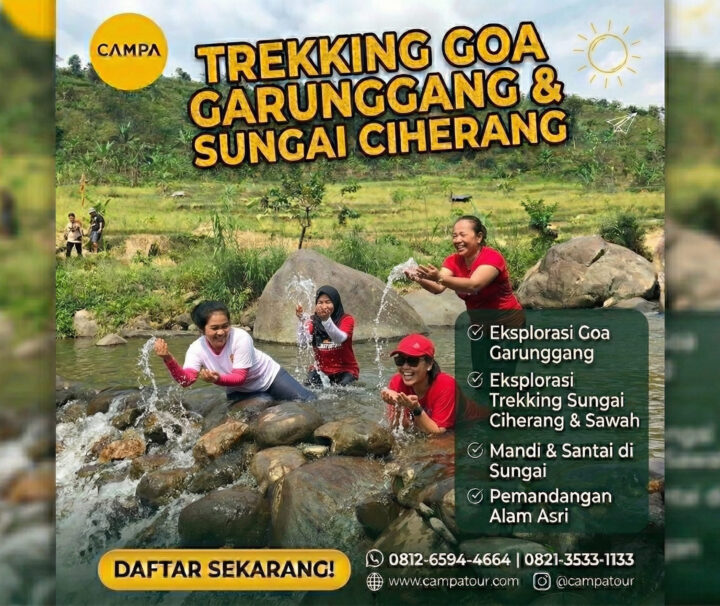 Trekking Goa Garunggang & Sungai Ciherang - Campa Tour