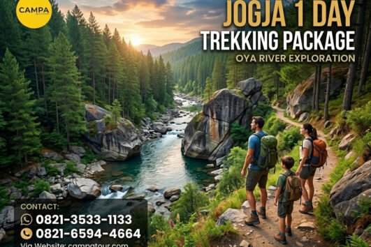 Paket Trekking Jogja 1 Hari Sungai Oya_Campa Tour