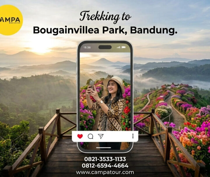 Trekking Taman Bougenville Bandung bersama Campa Tour (1)