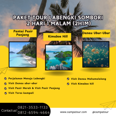 Paket Tour Labengki Sombori 2 Hari 1 Malam (2H1M)