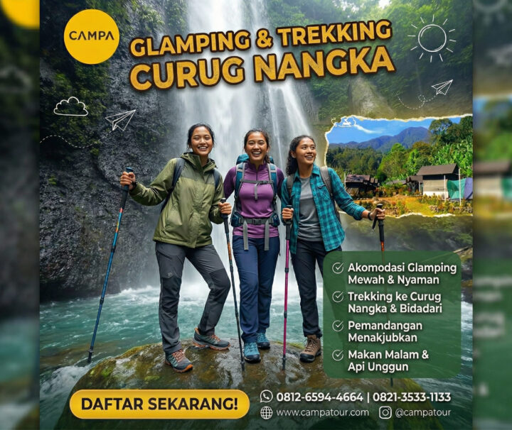 Glamping & Trekking Curug Nangka - Campa Tour