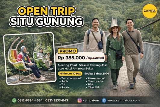 Open Trip Situ Gunung 2026 Campa Tour - Situ Gunung Termurah - (1)