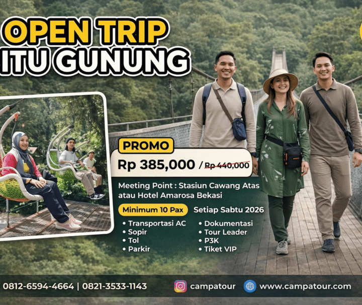 Open Trip Situ Gunung 2026 Campa Tour - Situ Gunung Termurah - (1)