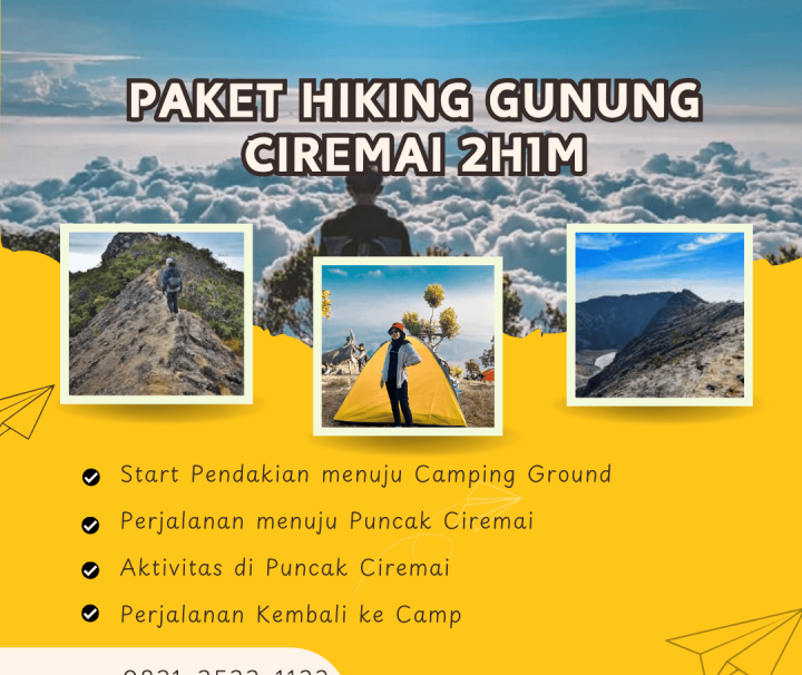 Paket Trekking Gunung Ciremai 2 Hari 1 Malam (2D1N)