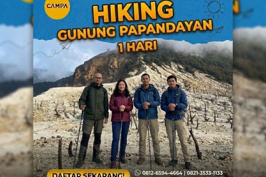 Paket Hiking Gunung Papandayan 1 Hari - Campa Tour