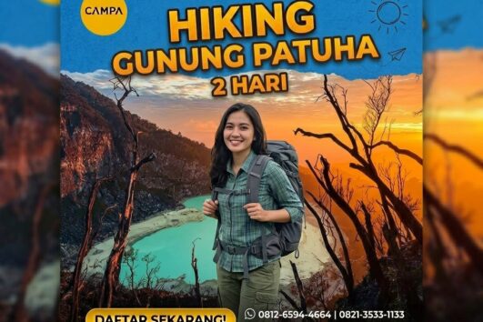 Paket Hiking Gunung Patuha 2 Hari 1 Malam (2H1M) - Campa Tour