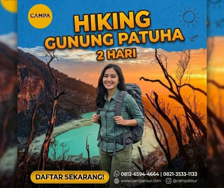 Paket Hiking Gunung Patuha 2 Hari 1 Malam (2H1M) - Campa Tour
