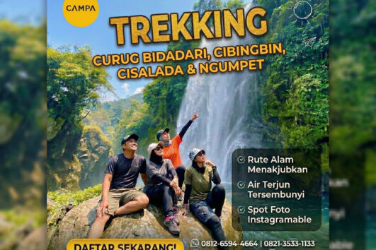 Trekking Curug Bidadari, Curug Cibingbin, CUrug Cisalada & Curug Ngumpet - Campa Tour
