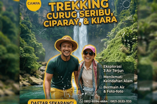 Trekking Curug Seribu, Curug Ciparay, dan Curug Kiara