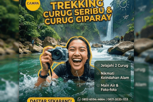 Trekking Curug Seribu & Curug Ciparay - Campa Tour (1)