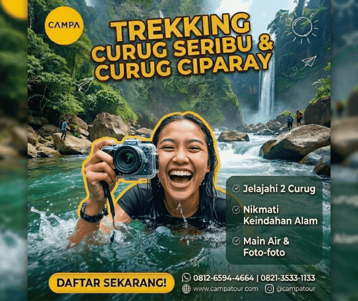 Trekking Curug Seribu & Curug Ciparay - Campa Tour (1)