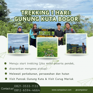 Trekking Gunung Kuta Sentul Bogor