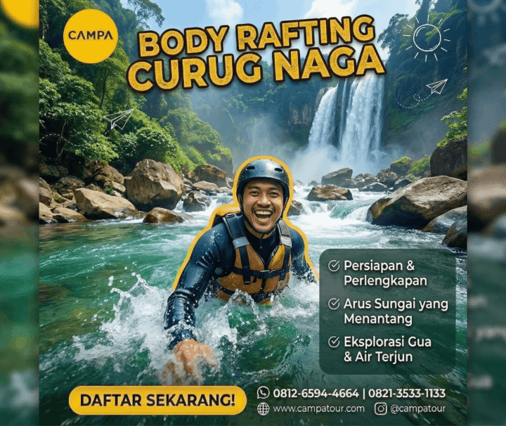 Body Rafting Curug Naga -- Campa Tour (1)