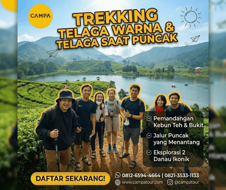 Trekking Telaga Warna & Telaga Saat Puncak- Campa Tour (1)
