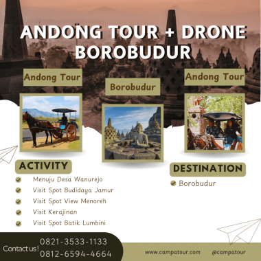 andong tour + drone borobudur