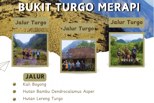 paket trekking 1 hari bukit turgo merapi