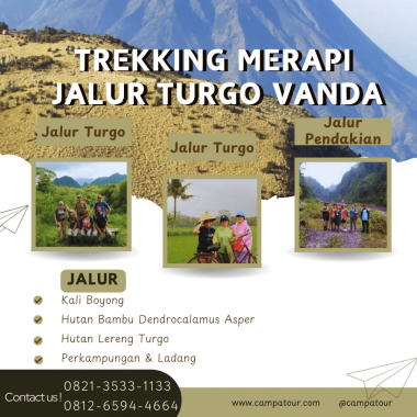 trekking merapi Jalur Turgo VANDA