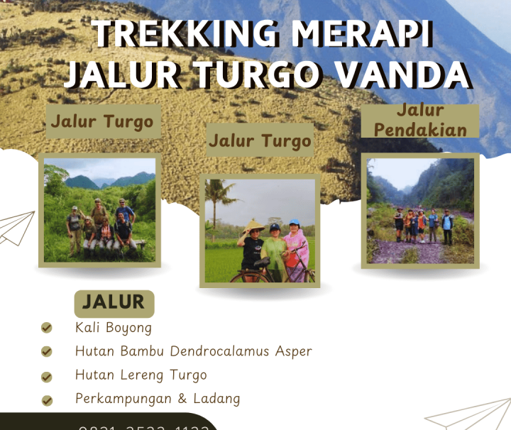 trekking merapi Jalur Turgo VANDA