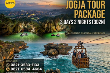 Paket Tour Jogja 3 Hari 2 Malam (3H2M) - CAMPA TOUR