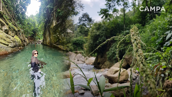 Menikmati Keindahan Curug Leuwi Cepet Bak Surga Dunia
