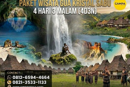 Paket Tour Sabu Goa Kristal 4 Hari 3 Malam (4H3M) bersama Campa Tour