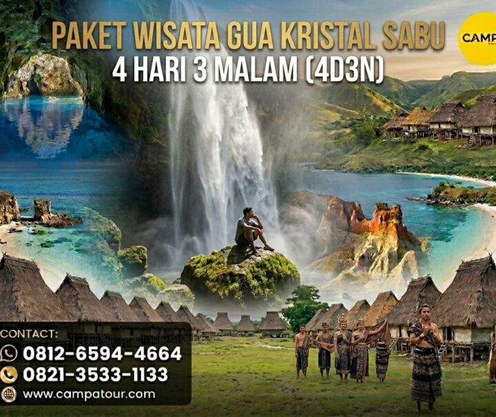 Paket Tour Sabu Goa Kristal 4 Hari 3 Malam (4H3M) bersama Campa Tour