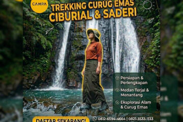 Trekking Curug Emas, Curug Ciburial dan Curug Saderi - Campa Tour