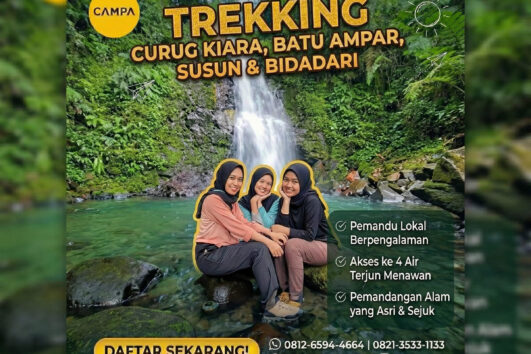 Trekking Curug Kiara, Batu Ampar, Susun, & Bidadari - Campa Tour