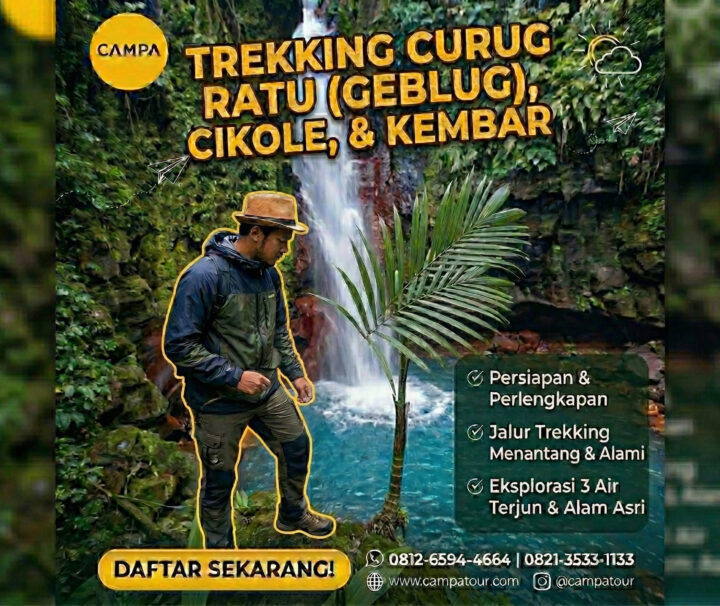 Trekking Curug Ratu (Geblug), Curug CIkole dan Curug Kembar - Campa Tour =