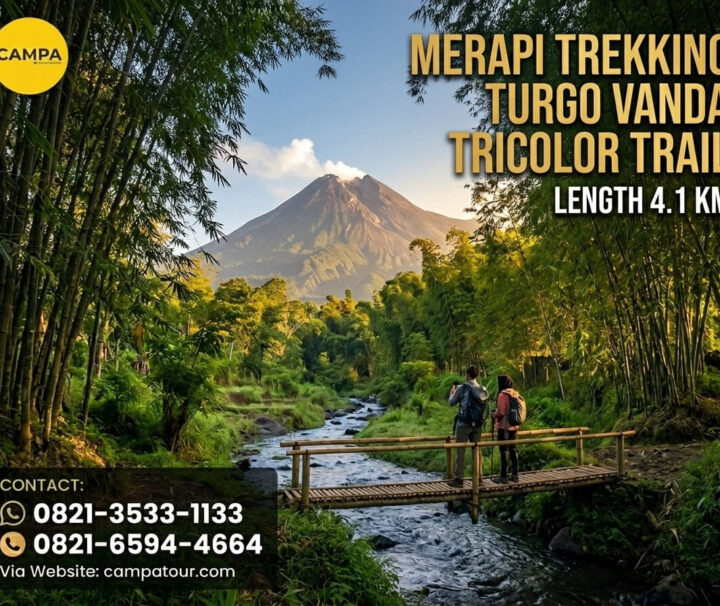 Trekking Merapi Jalur Turgo Vanda Tricolor Panjang 4,1 km - CAMPA TOUR