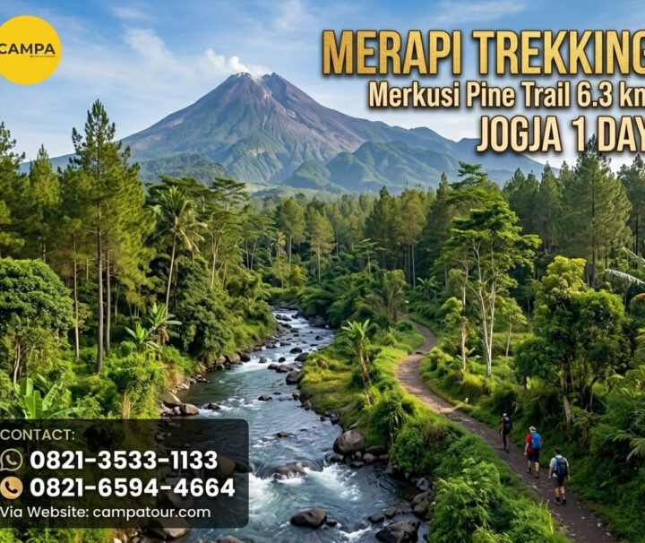 Trekking Merapi Turgo Rute Calliandra Panjang 6,2 km - CAMPA TOUR