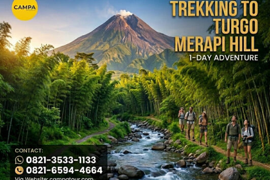 Trekking Merapi jalur Pinus Merkusi Panjang 6,3 km – Jogja 1 Hari - CAMPA TOUR