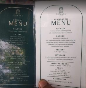 Menu Kuliner Lokal
