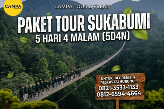 Paket Tour Sukabumi 5 Hari 4 Malam (5H4M)