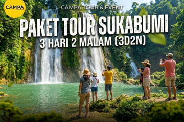 Paket Tour Sukabumi 3 Hari 2 Malam (3H2M)-Curug Cikaso, Ujung Genteng, dan Situgunung_Campa Tour