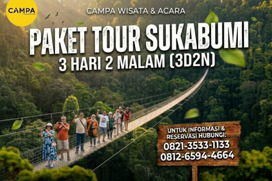 Paket Tour Sukabumi 3 Hari 2 Malam (3H2M)-Geopark dan Situgunung_Campa Tour (1)