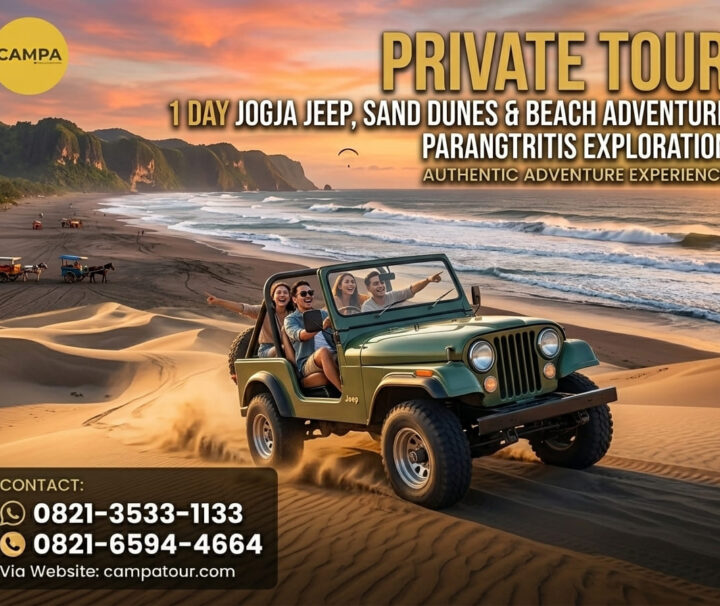Paket Jeep Gumuk Pasir dan Pantai Parangtritis Jogja 1 Hari_ Campa Tour