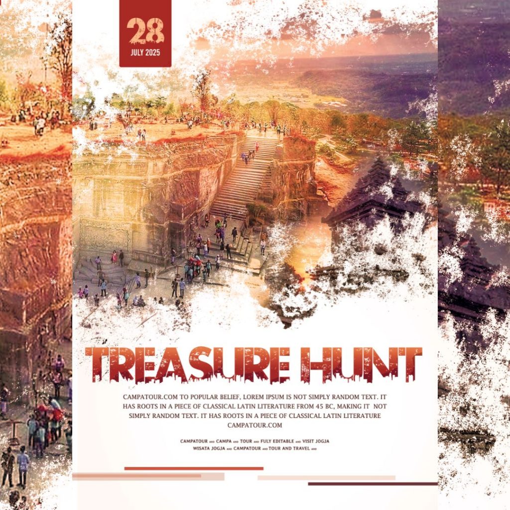 Amazing Race Jogja “Treasure Hunt” - Kekompakan tim corporate gathering saat menyelesaikan tantangan permainan kelompok Amazing Race Jogja Campa Tour.